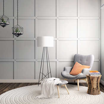 Wall paneling work