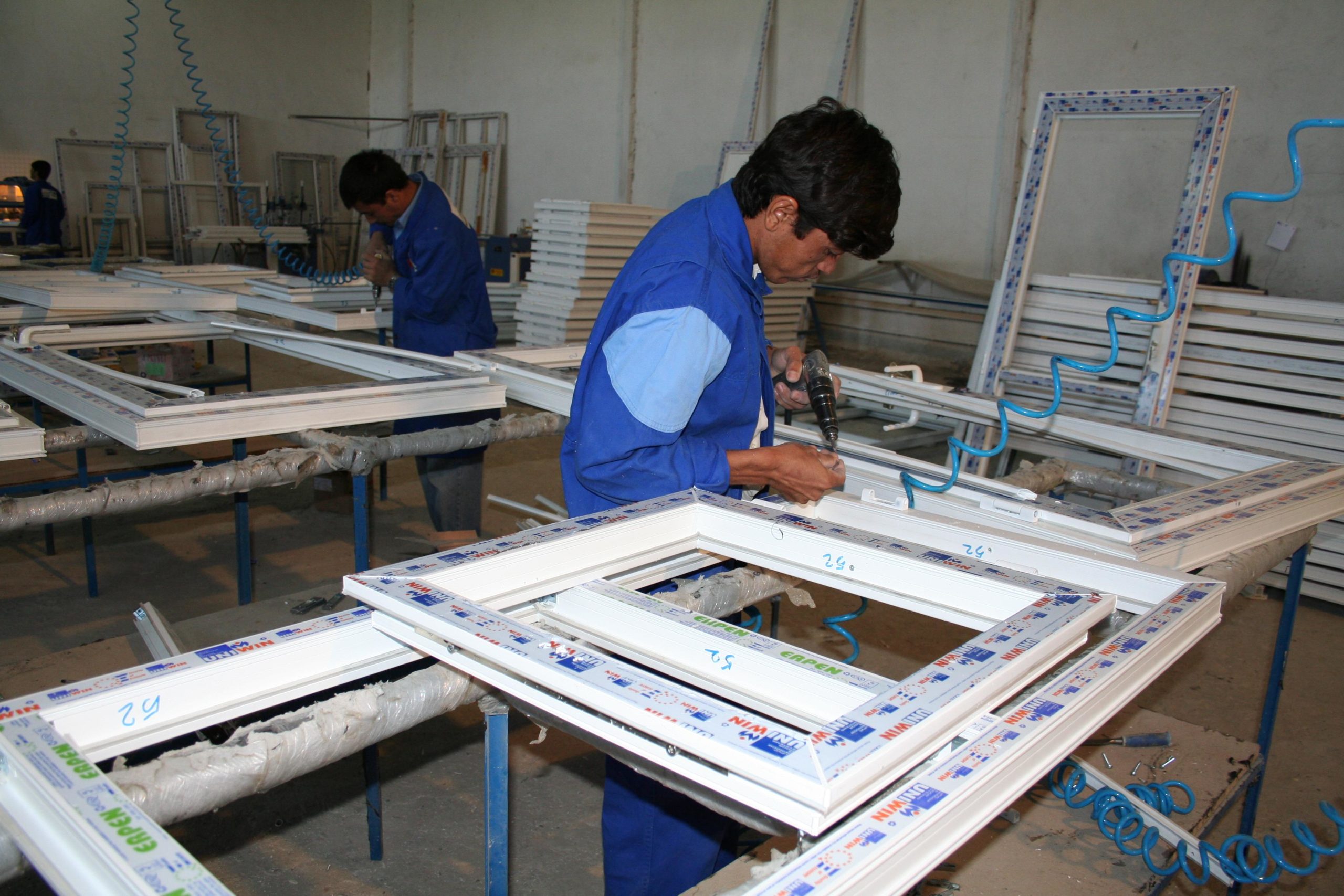 Upvc window fabrication